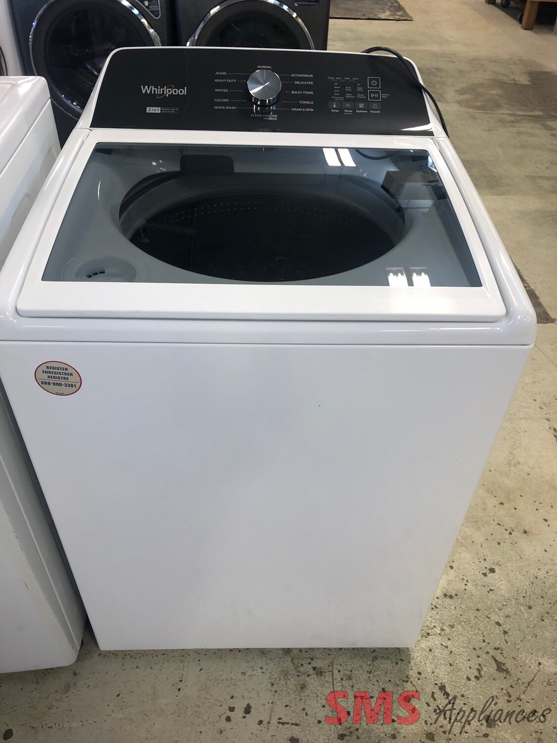 Whirlpool 27" Top Load Washer 5.4 Cu. Ft. WTW5057LW0