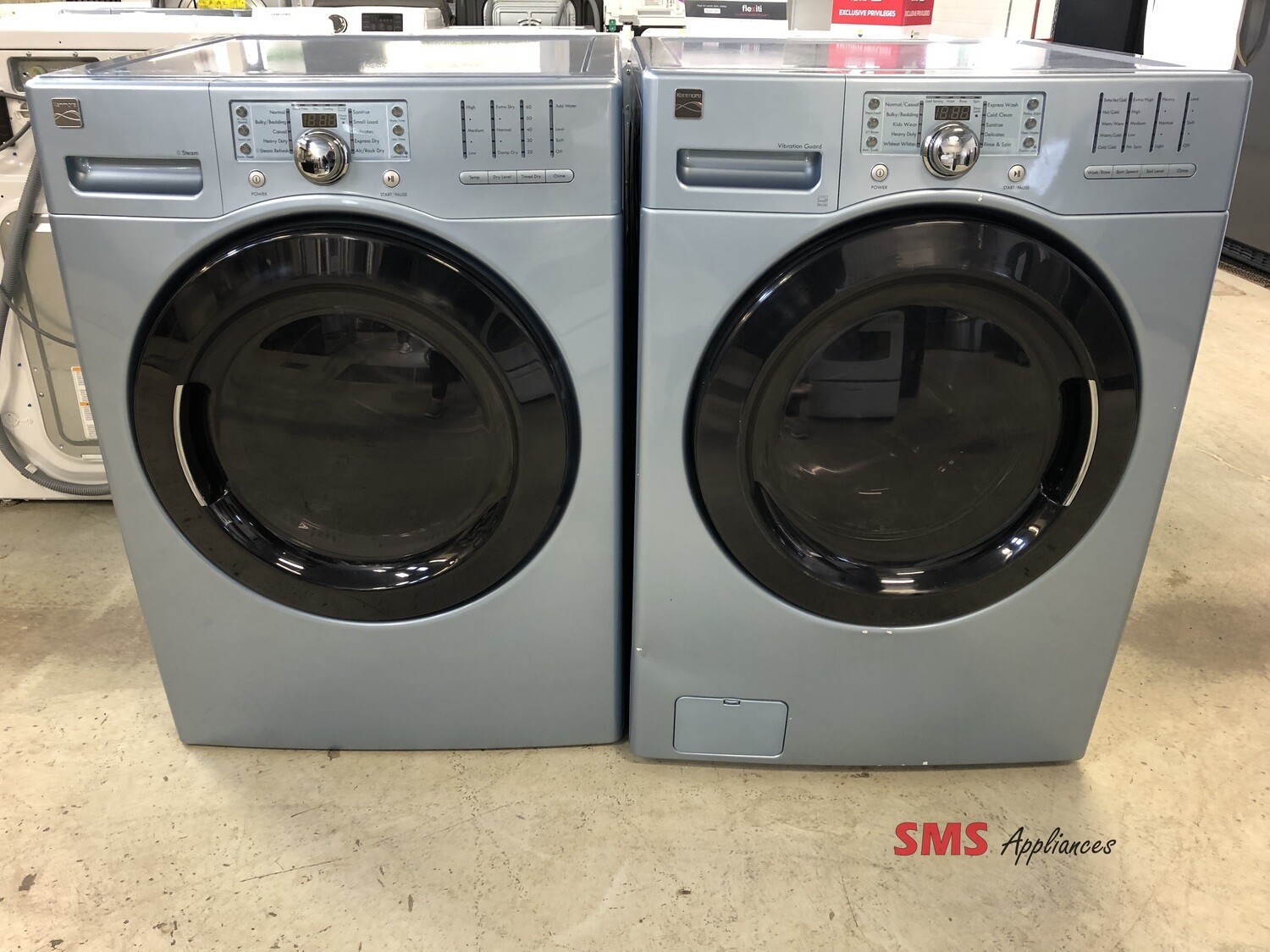 Kenmore 27" Front Load Washer and Dryer Set 796.40315900 / 796.80445900