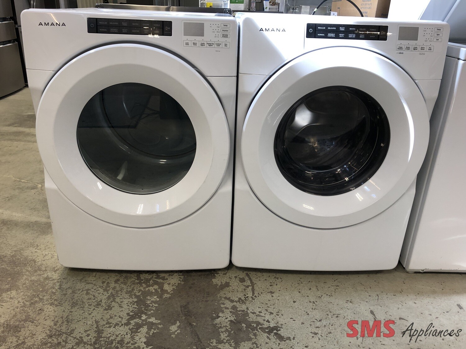 Amana 27" Front Load Washer and Dryer Set NFW5800HW0 / YNED5800HW1
