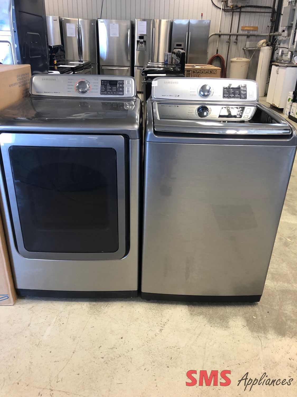 Samsung 27" Washer and Dryer Set WA50M7450AP / DVE50M7450P