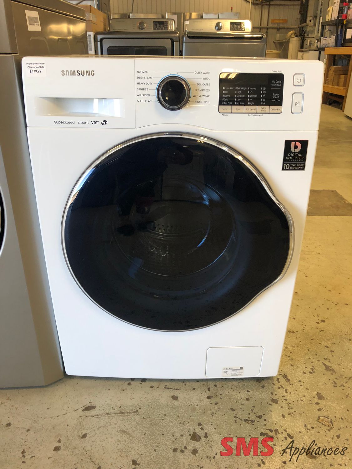 Samsung 24" Front Load Washer 2.6 Cu. Ft. WW22K6800AW