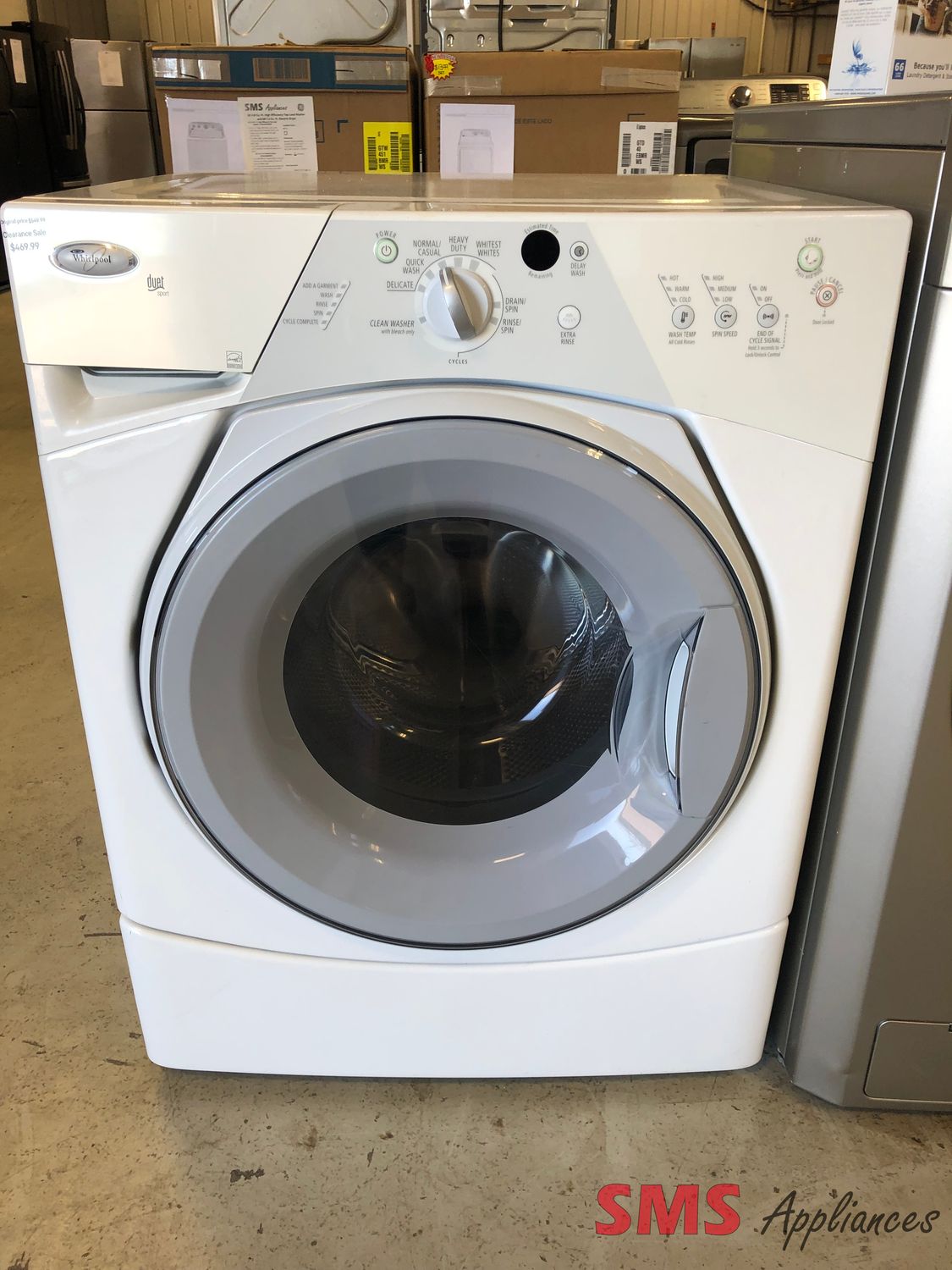 Whirlpool 27" Front Load Washer 3.4 Cu. Ft. WFW8300SW
