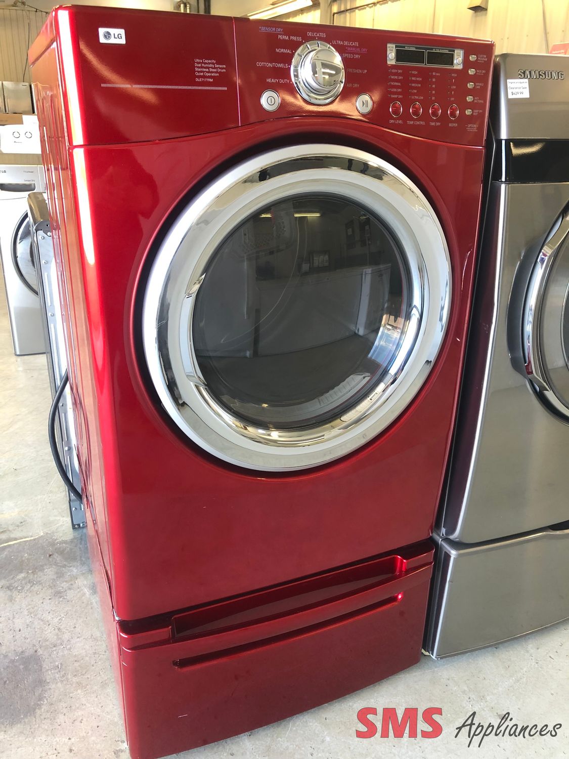 LG 27" Front Load Dryer DLE7177RM