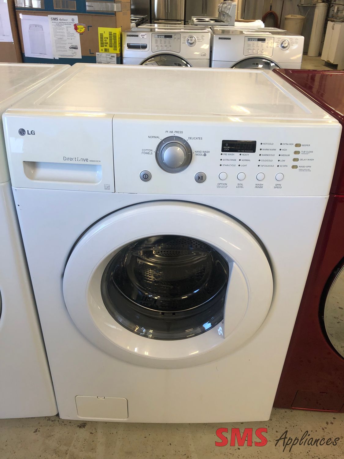 LG 27" Front Load Washer 3.5 Cu. Ft. WM2010CW