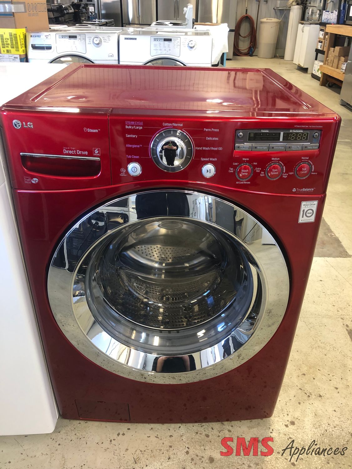 LG 27" Front Load Washer 4.0 Cu. Ft. WM3250HRA