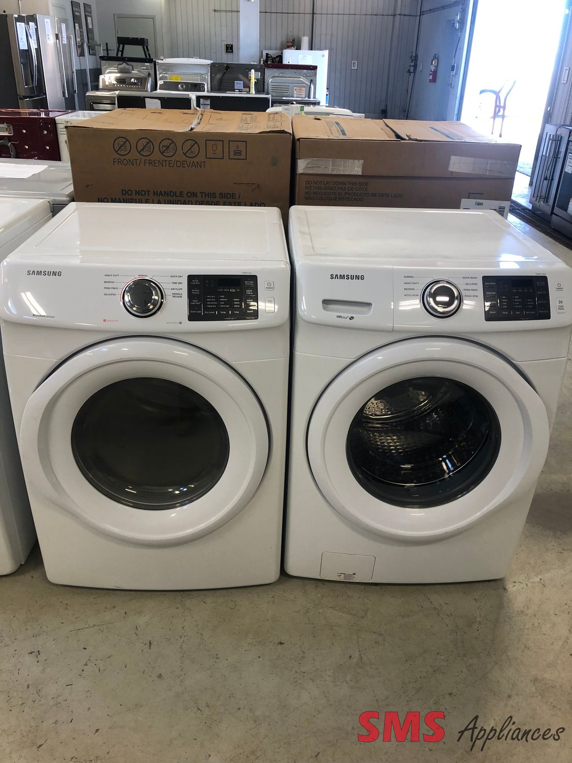 Samsung 27" Front Load Washer & Dryer Set WF45M5100AW / DV42H5000EW