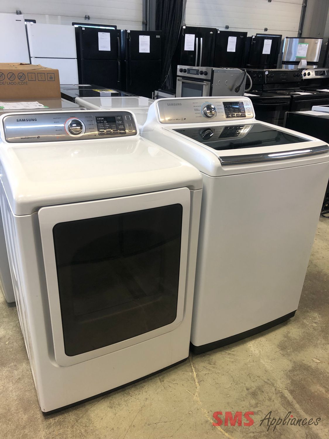 Samsung 27" Washer and Dryer Set WA50M7450AW / DV45H7200EW