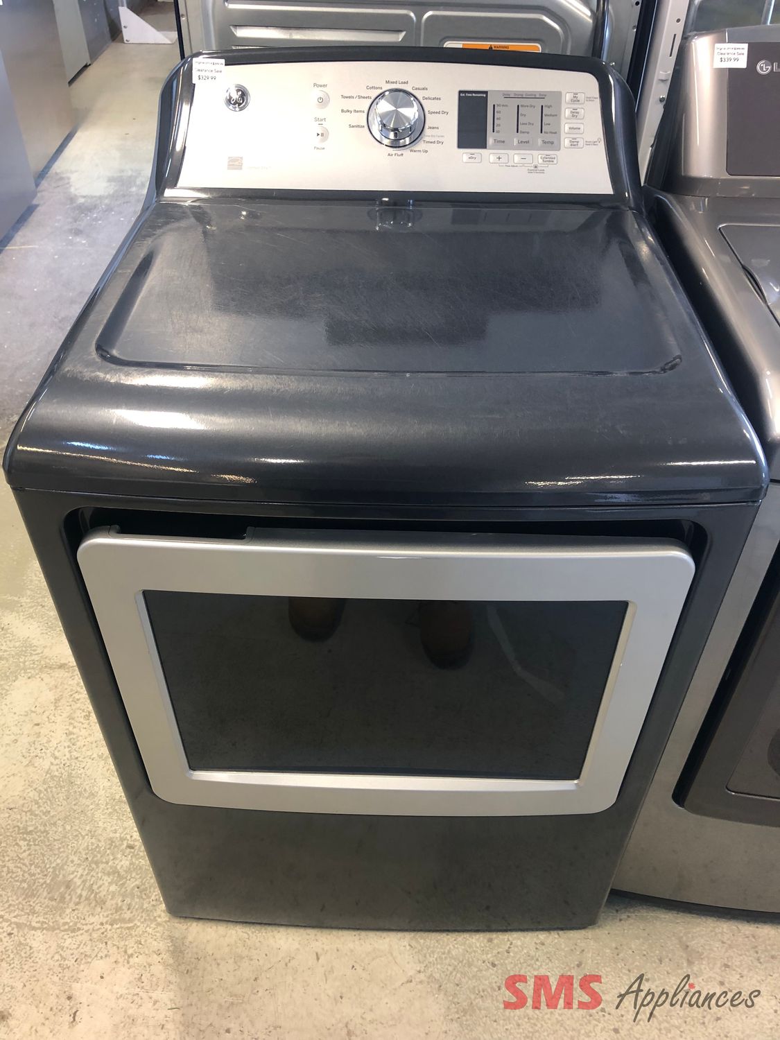 GE 27" Front Load Electric Dryer GTD65EBMK1DG
