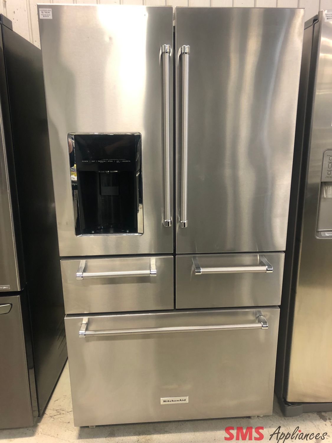 KitchenAid 36" French Door Refrigerator KRMF606ESS