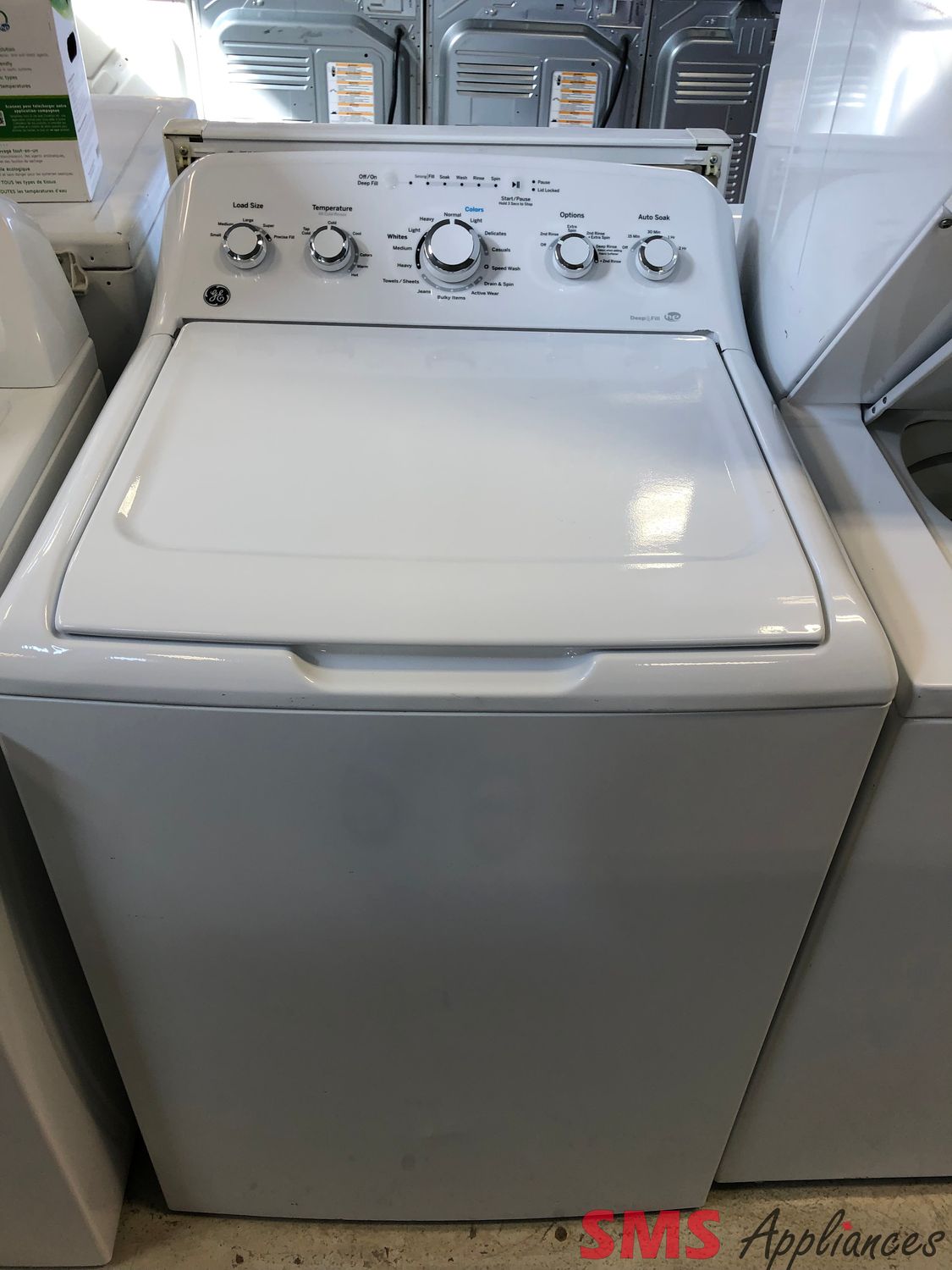 GE 27" Top Load Washer GTW460BMK0WW