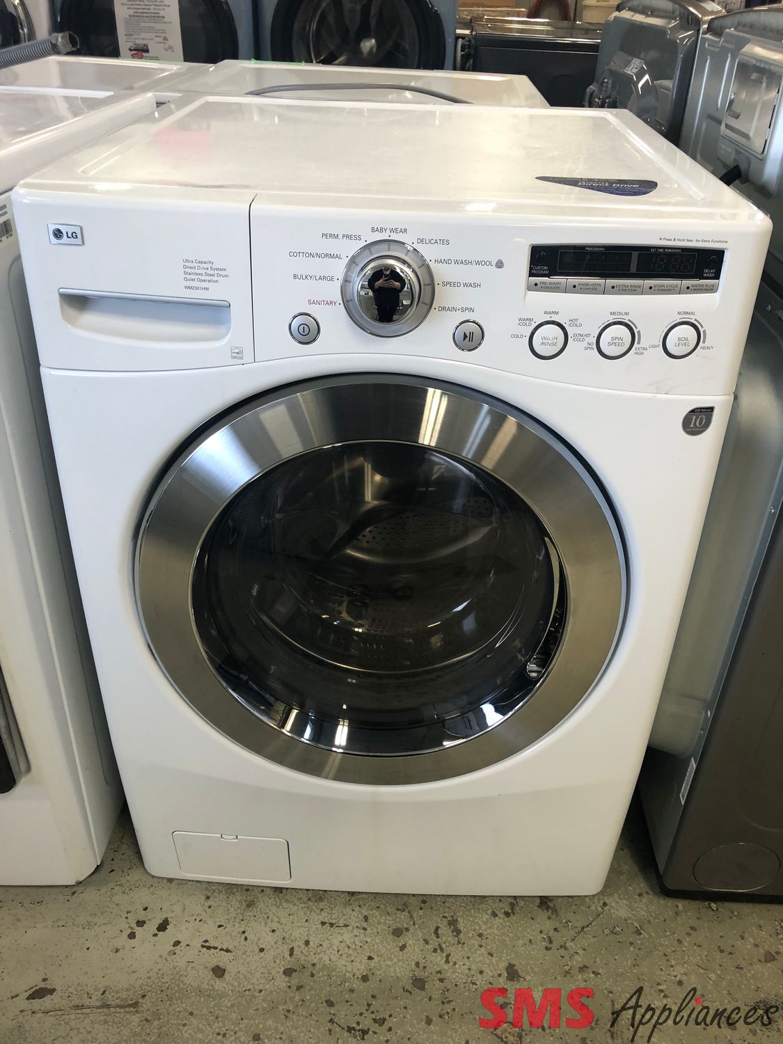 LG 27" Front Load Washer WM2301HW