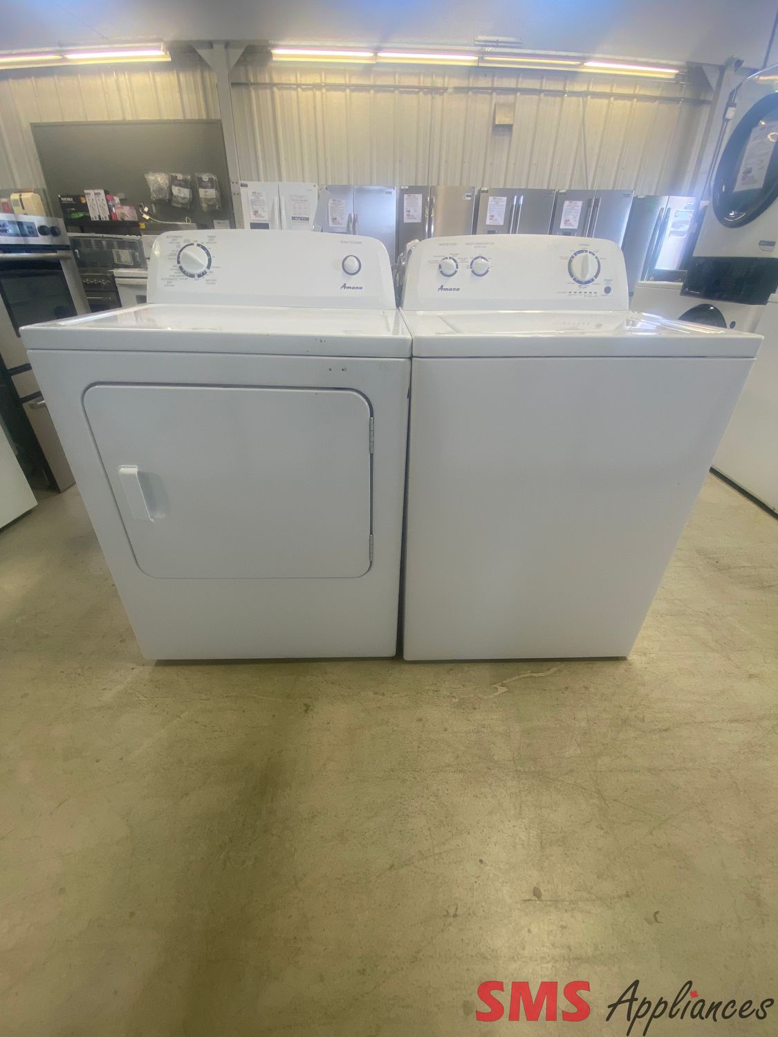 Amana Washer & Dryer Set NTW4516FW3 / YNED4655EW1