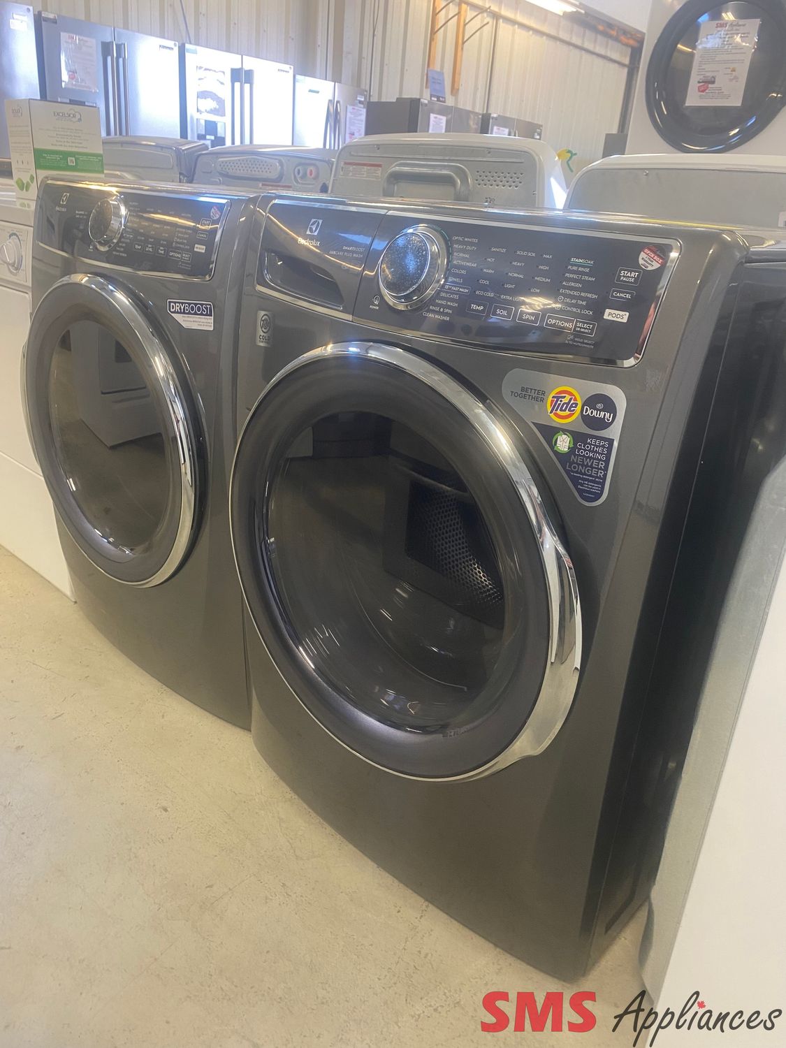 Open Box - Scratch & Dent - Electrolux Washer & Dryer Set ELFW7637AT / ELFE763CAT