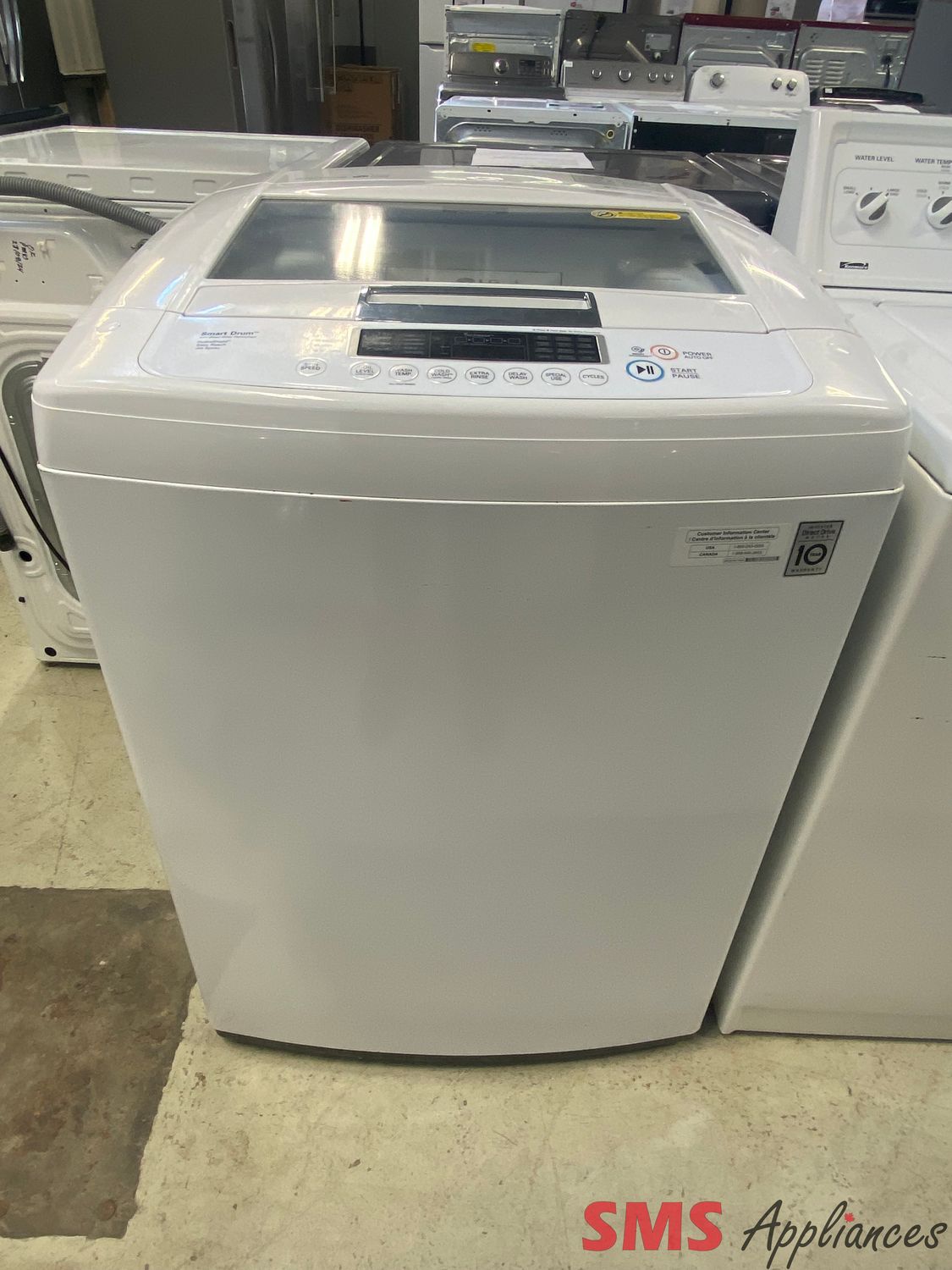 LG 27" Top Load Washer WT1101CW