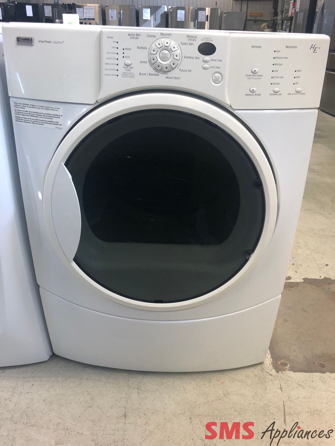 Kenmore 27" Front Load Electric Dryer 110.C85081400