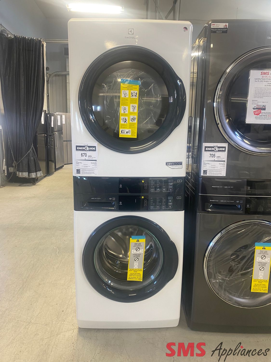 Open Box - Scratch & Dent - Electrolux 27" Laundry Tower ELTE730CAW