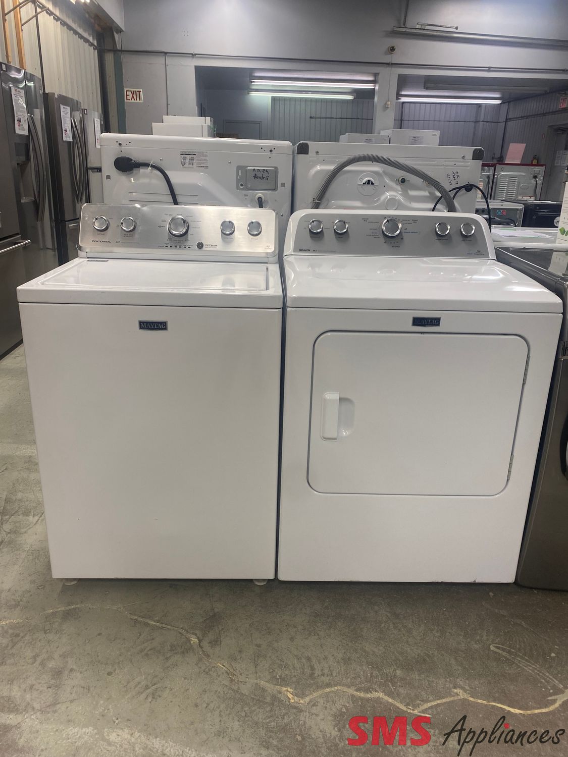 Maytag Washer & Dryer Set MVWC415EW0 / YMEDX6STBW1