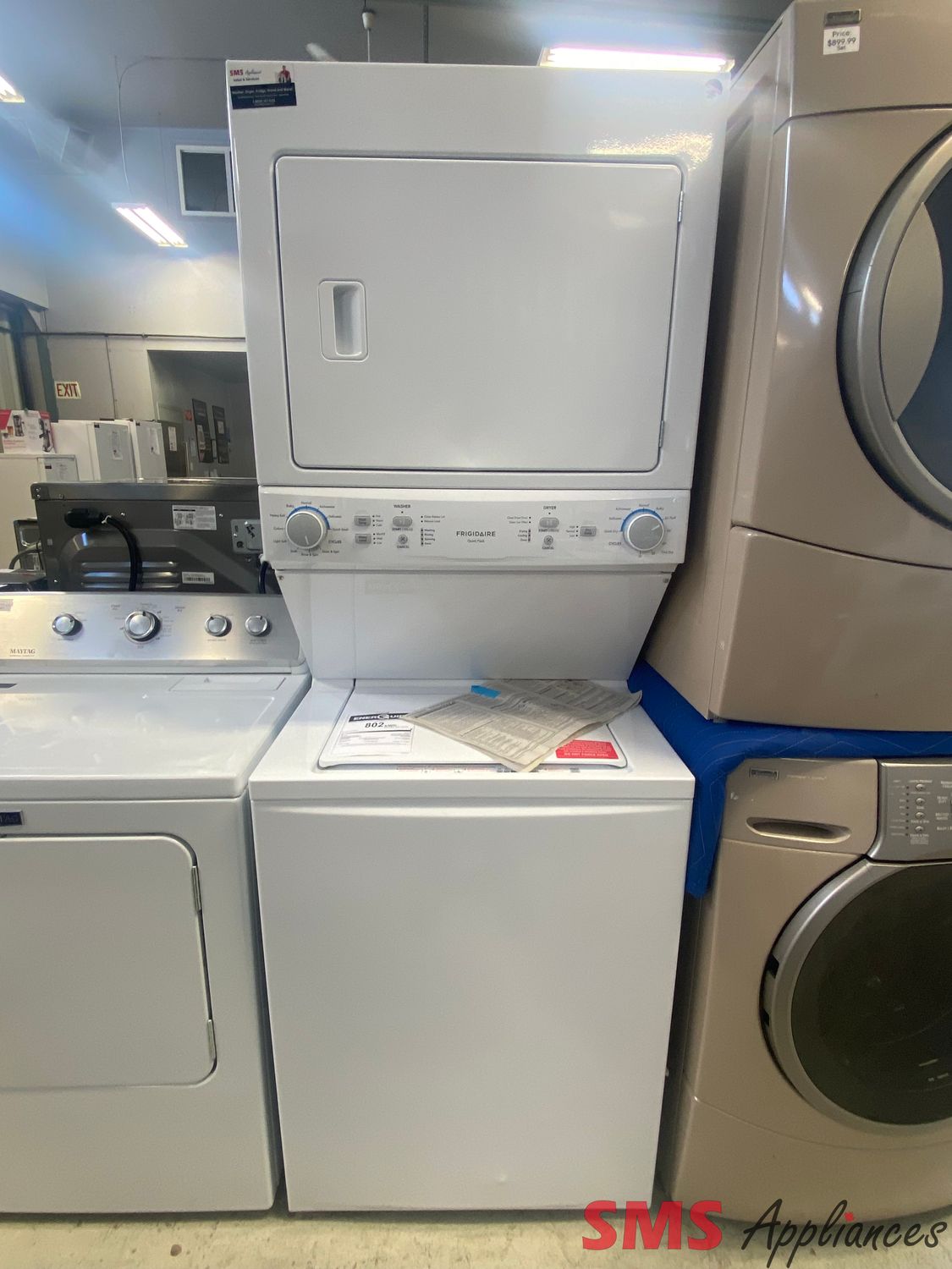 Open Box - Scratch & Dent - Frigidaire 27" Laundry Center FLCE752CAW