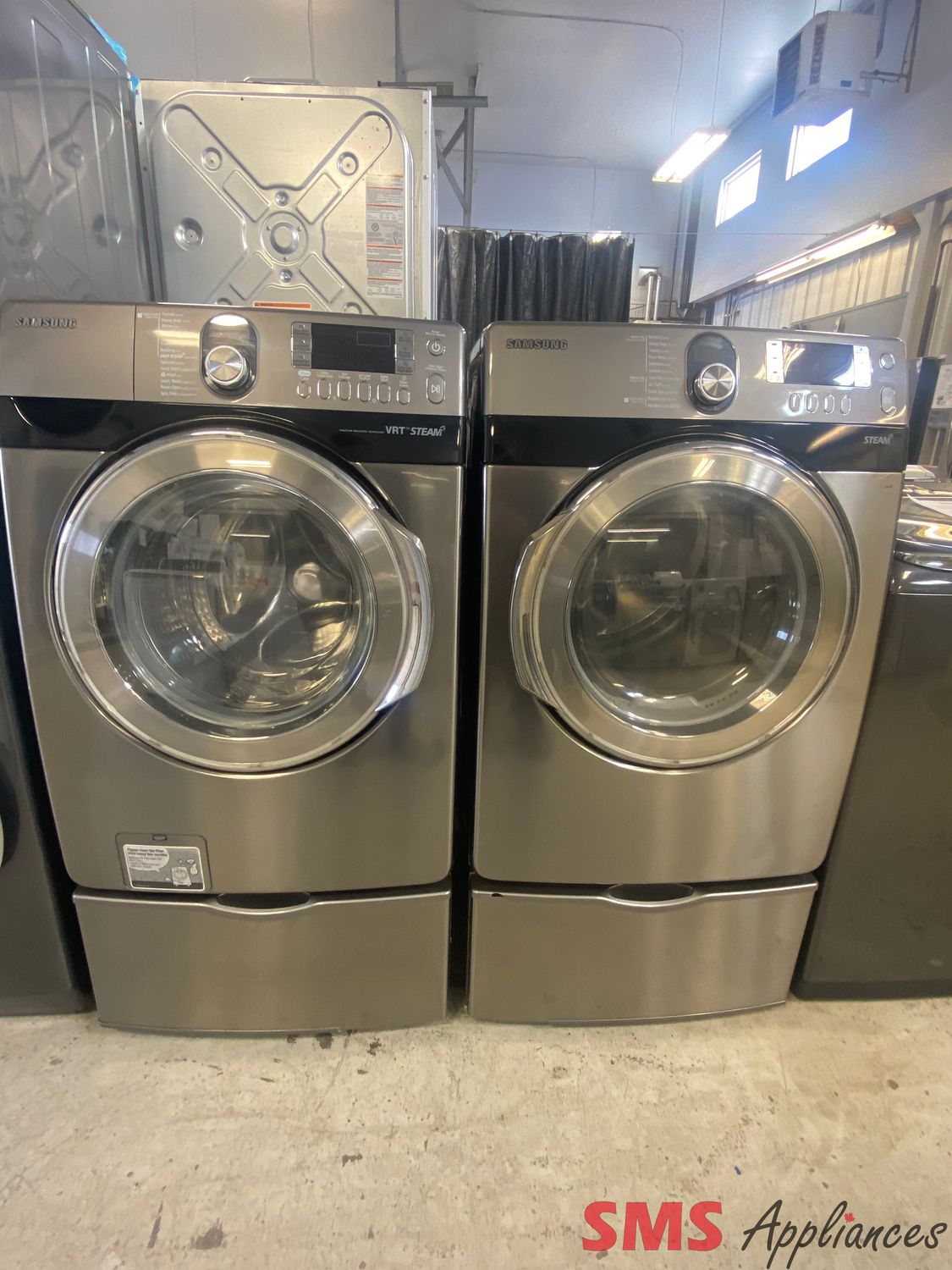 Samsung 27" Washer & Dryer Set WF448AAP / DV448AEP