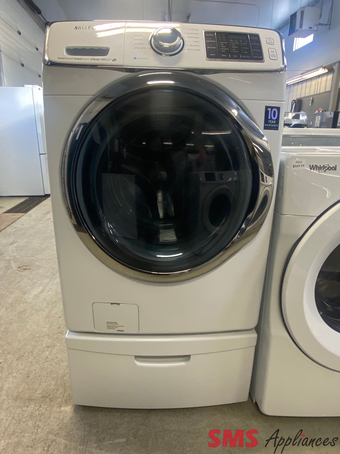 Samsung 27" Front Load Washer WF45H6300AW
