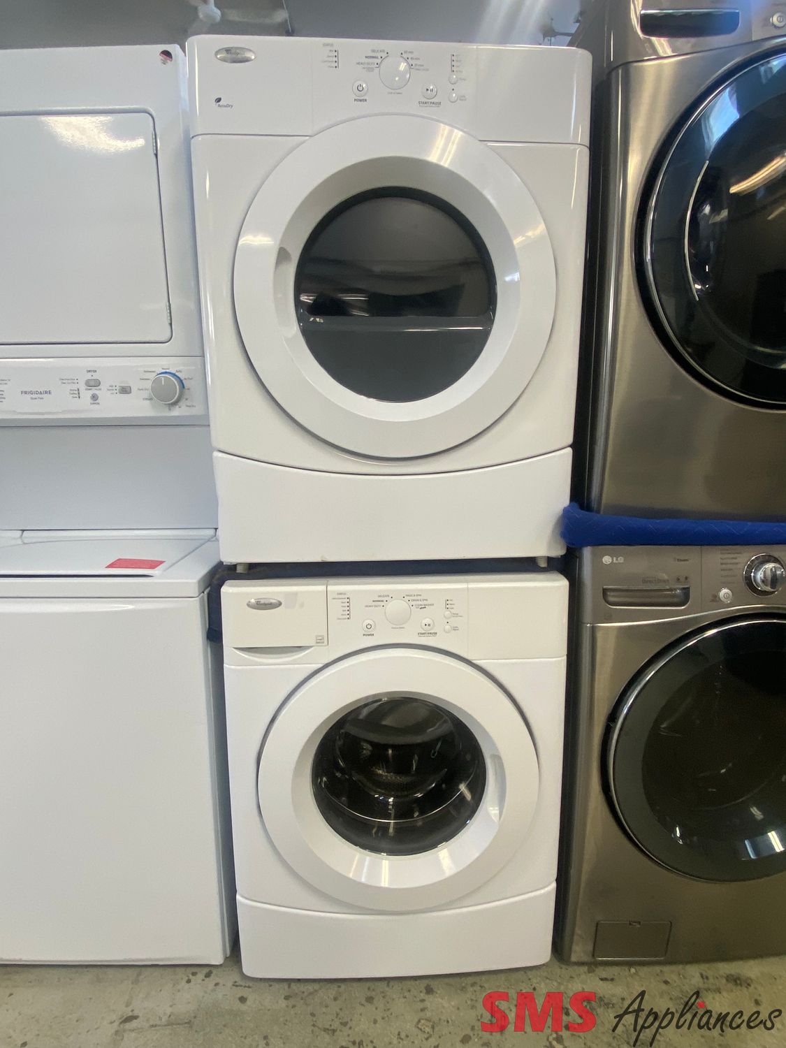 Whirlpool 27" Washer & Dryer Set WFW9050XW / YWED9050XW