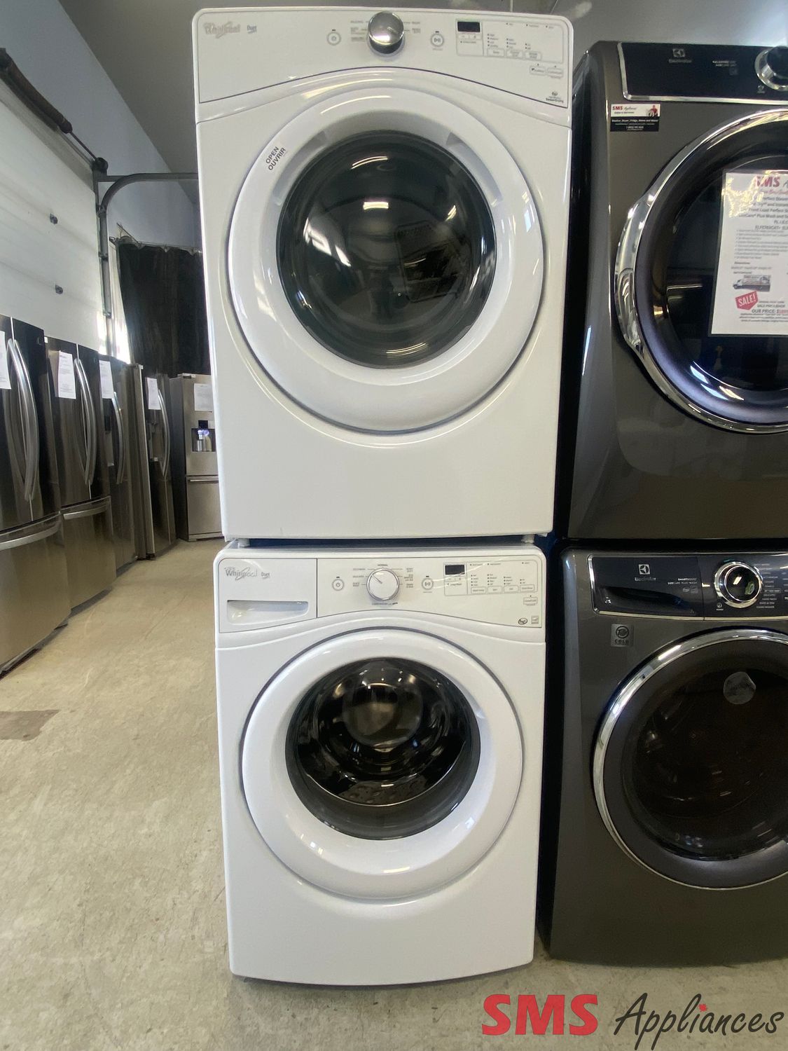 Whirlpool 27" Washer & Dryer Set WFW72HEDW / YWED72HEDW