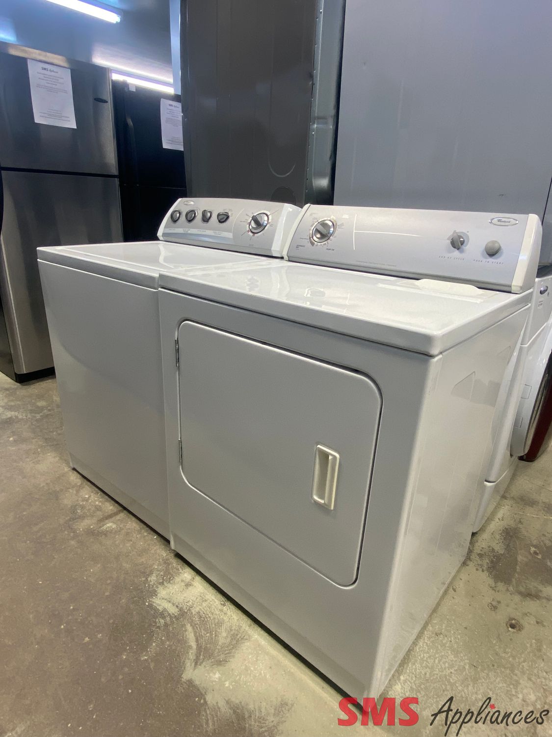 Whirlpool Top Load Washer and Dryer Set WTW5700SW0  / YLEQ5000PW0