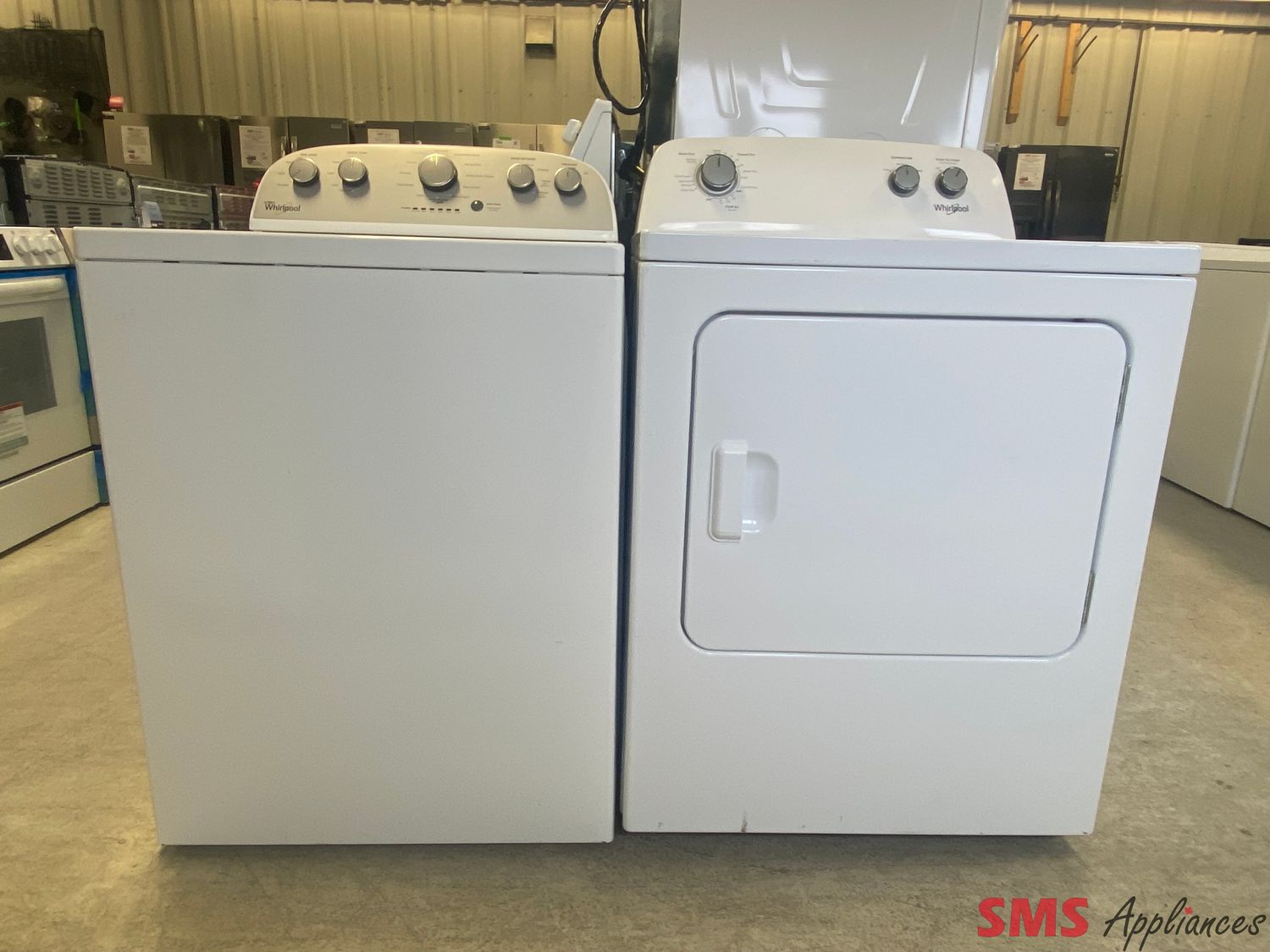 Whirlpool Washer & Dryer Set WTW5000DW / YWED4850HW