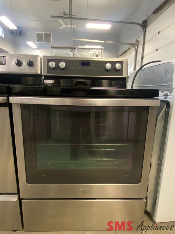 Whirlpool 30 Whirlpool 30" Glass Top Stove YWFE710H0BS