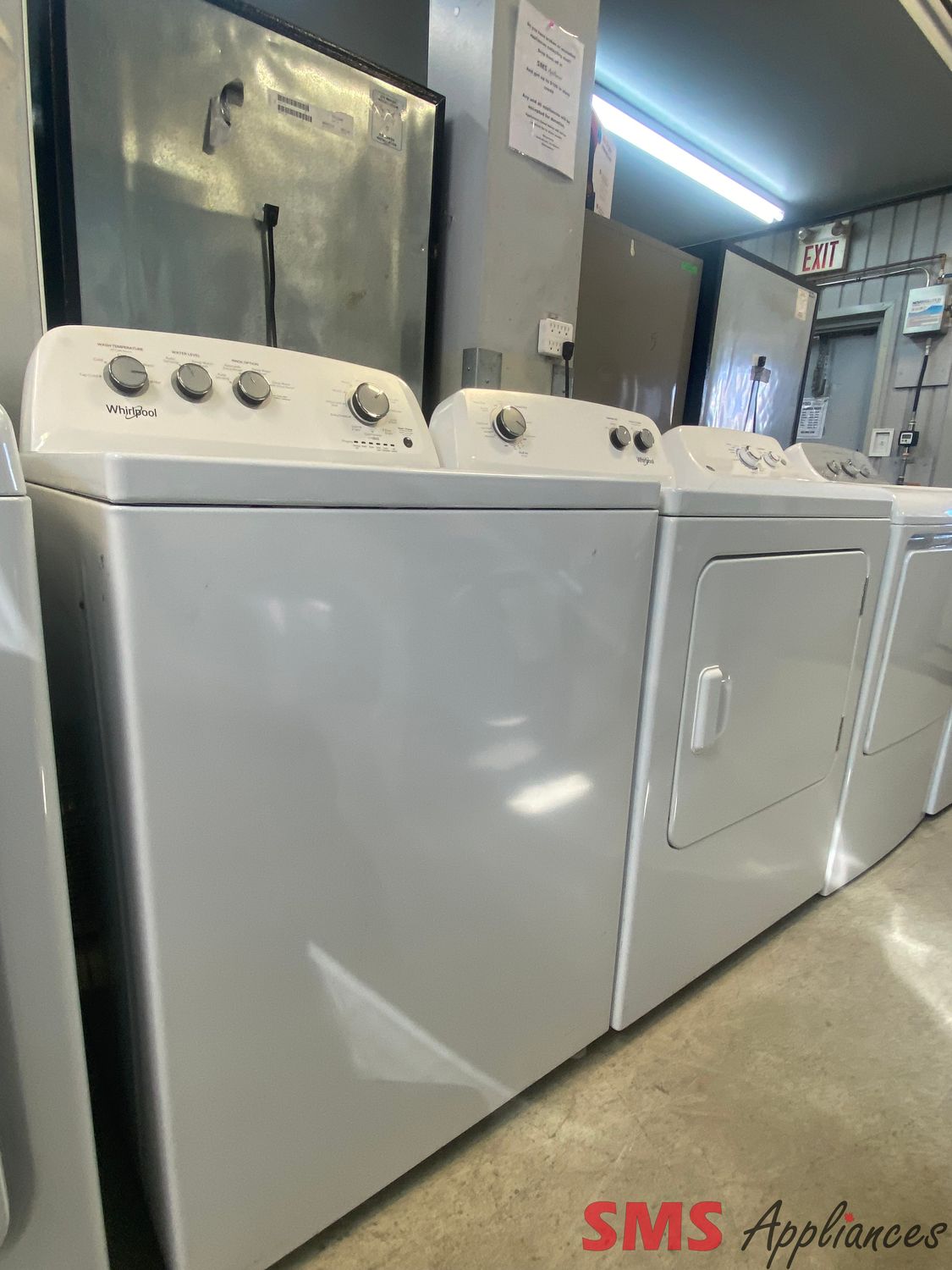 Whirlpool Washer and Dryer Set WTW4855HW / YWED4850HW