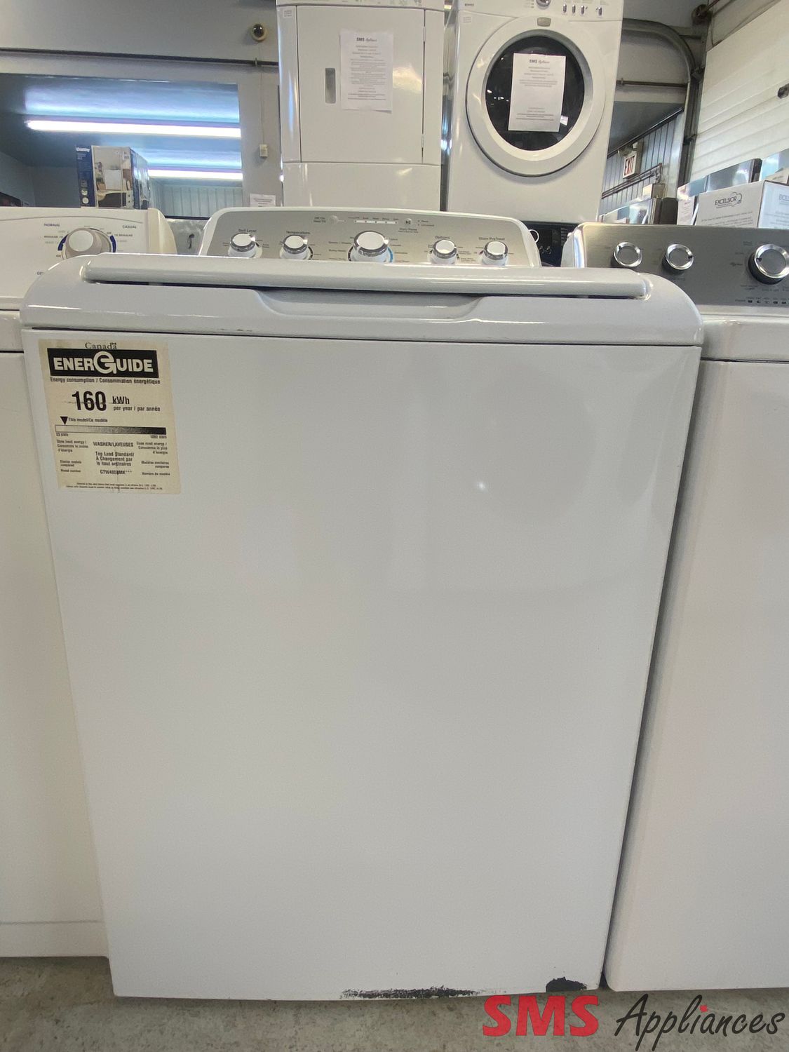 GE 27" Top Load Washer GTW485BMKWS