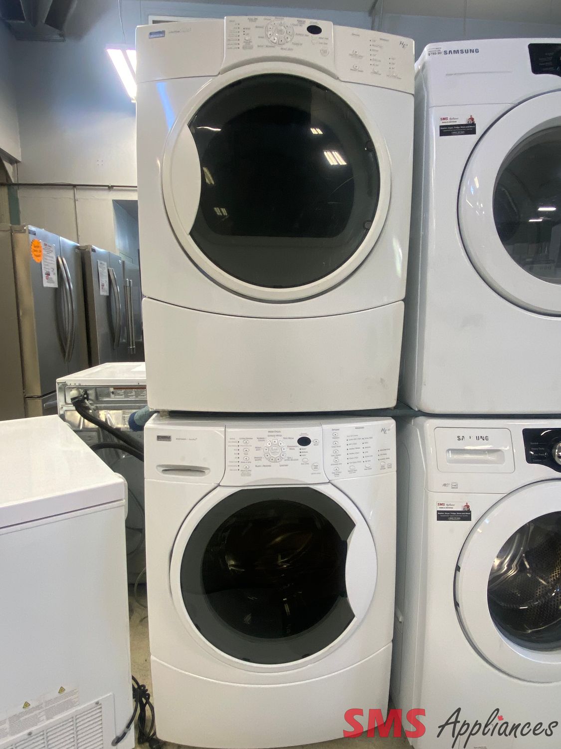 Kenmore Elite 27" Washer and Dryer Set 110.45081400/110.C85081400