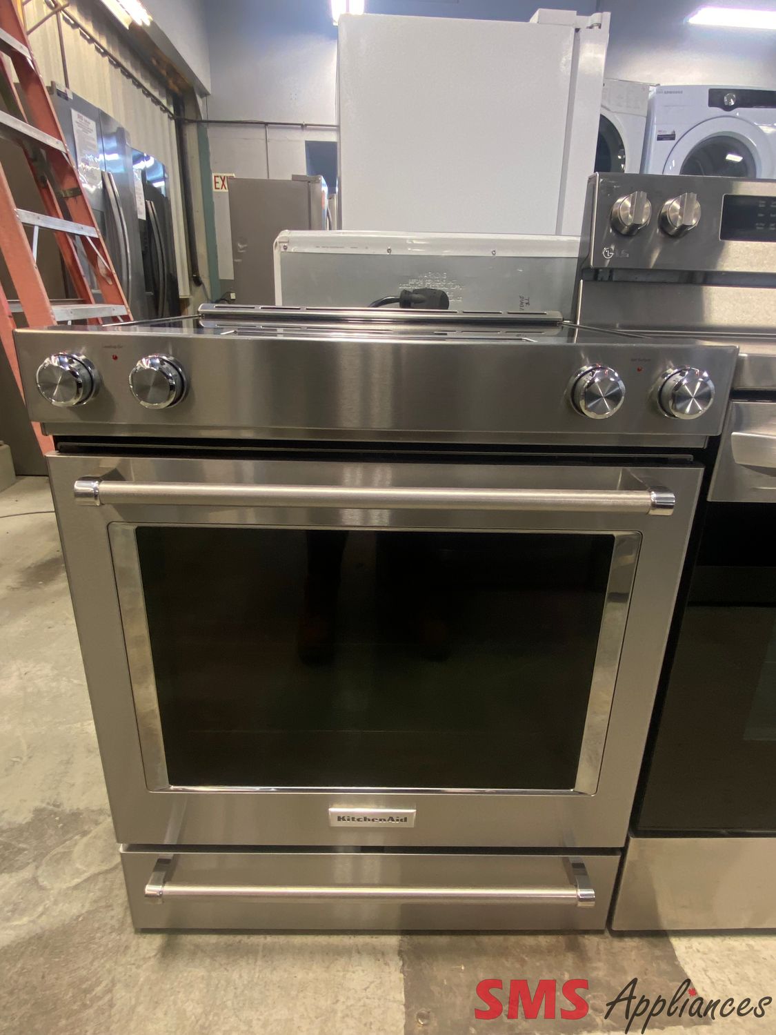 KitchenAid 30" Glass Top Stove YKSEB900ESS