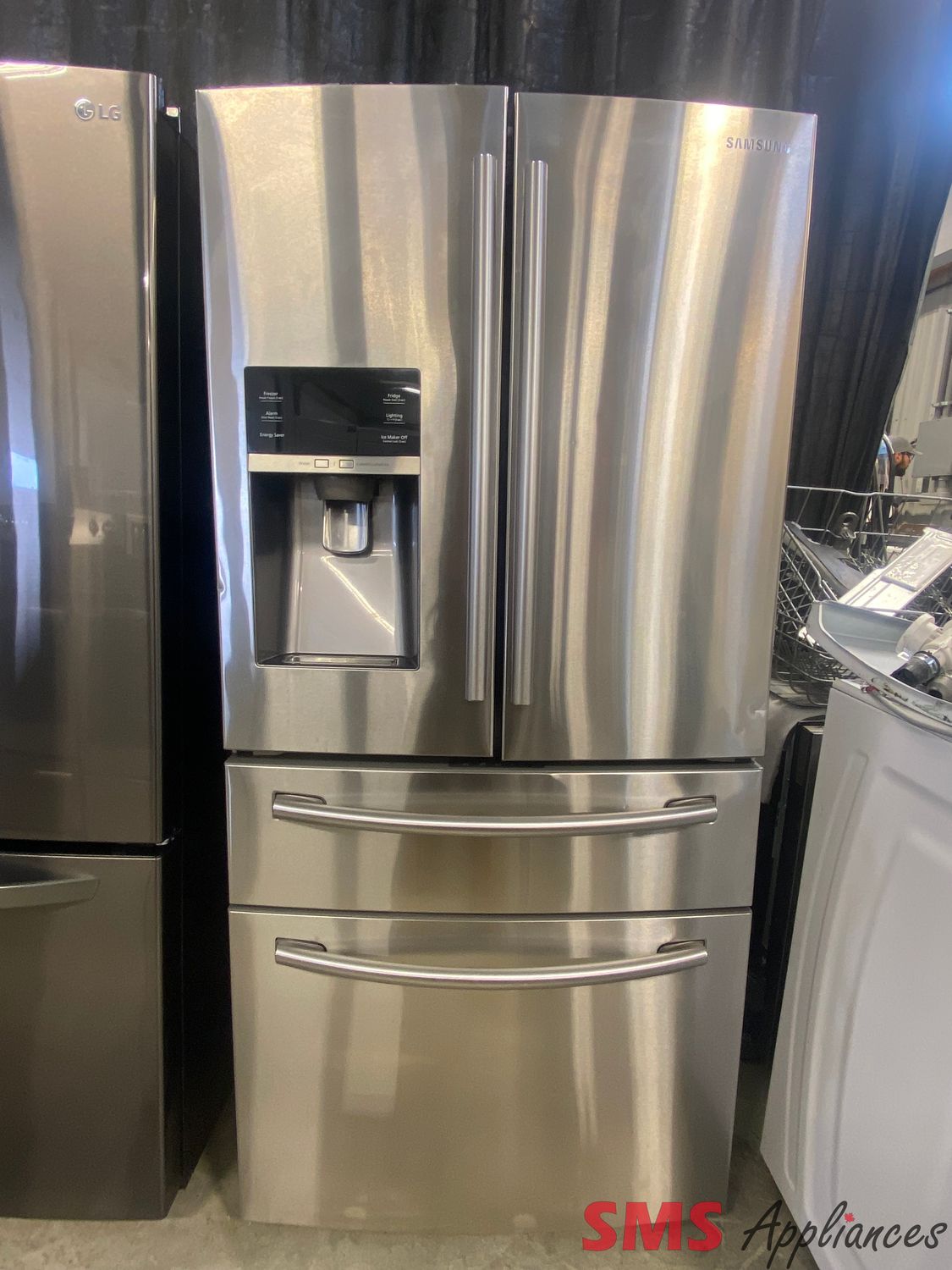 Samsung 33" French Door Refrigerator RF25HMEDBSR