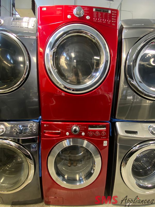 LG 27" Washer and Dryer Set WM2350HRC / DLE7177RM