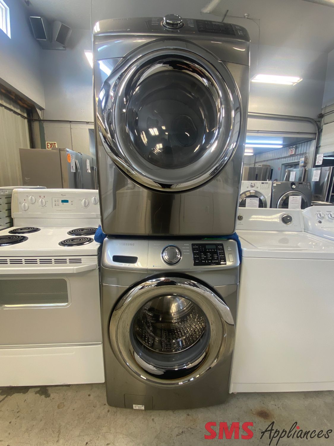 Samsung 27" Washer and Dryer Set WF42H5200AP / DV42H5200EP