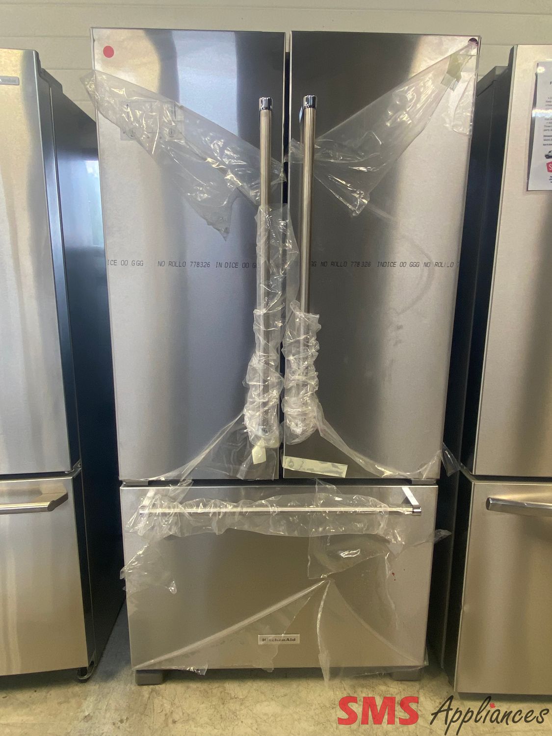 Open Box - Scratch & Dent - KitchenAid 36" French Door Refrigerator KRFC302ESS