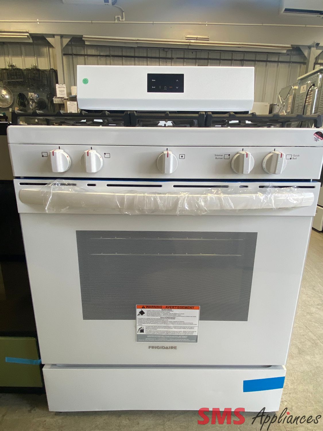 Open Box - Scratch & Dent - Frigidaire 30" Gas Stove FCFG3052BW