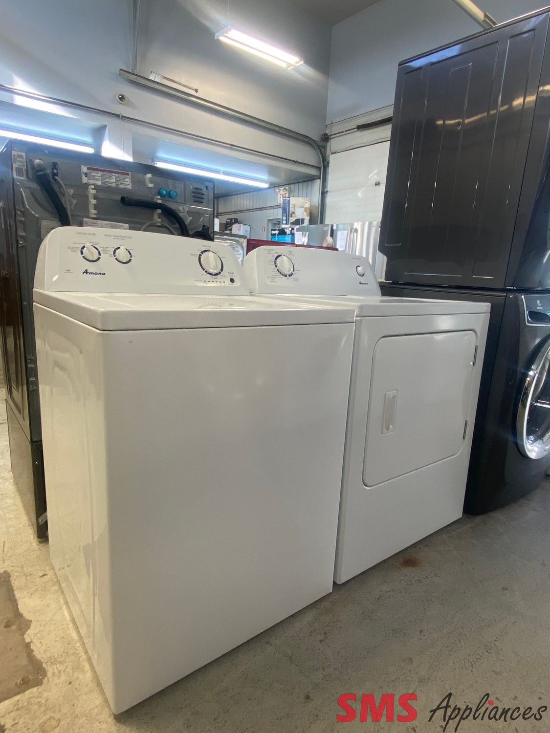 Amana Washer & Dryer NTW4665GW / YNED4655EW
