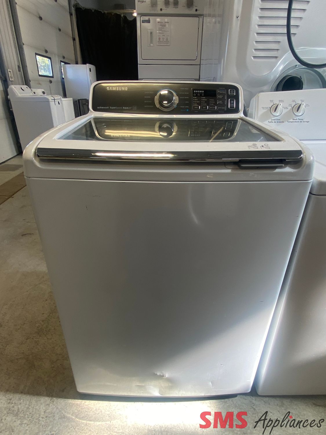 Samsung 27" Top Load Washer WA48J7770AW