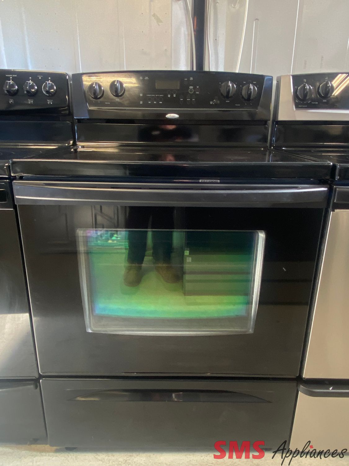 Whirlpool 30" Glass Top Stove WERP4120PB