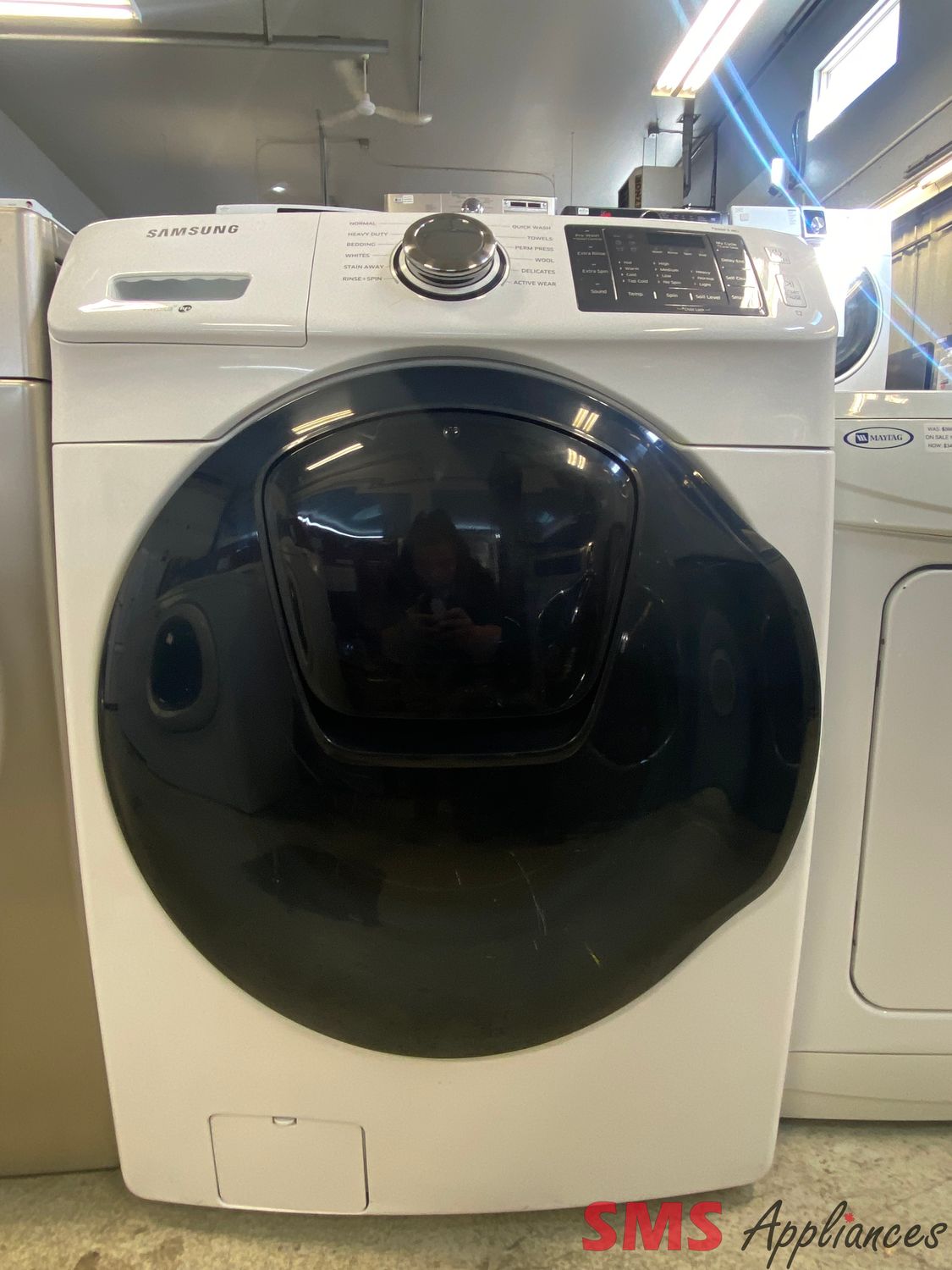 Samsung 27" Front Load Washer WF45K6200AW