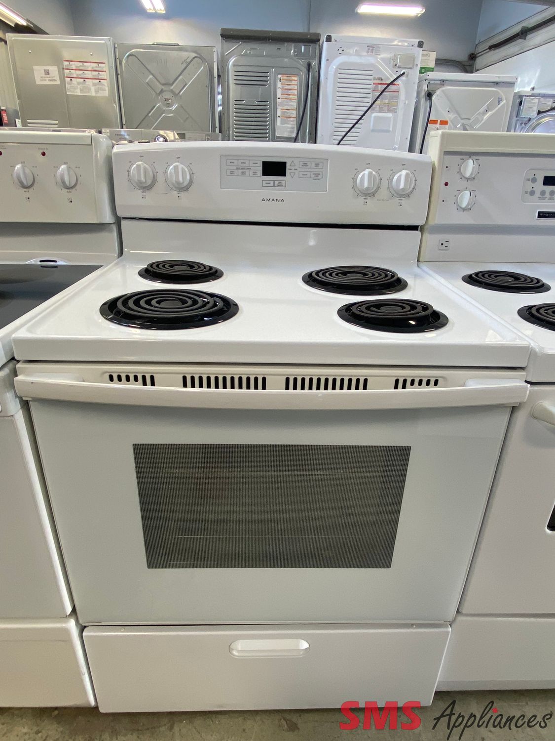 Amana 30" Coil Top Stove YACR4303MFW
