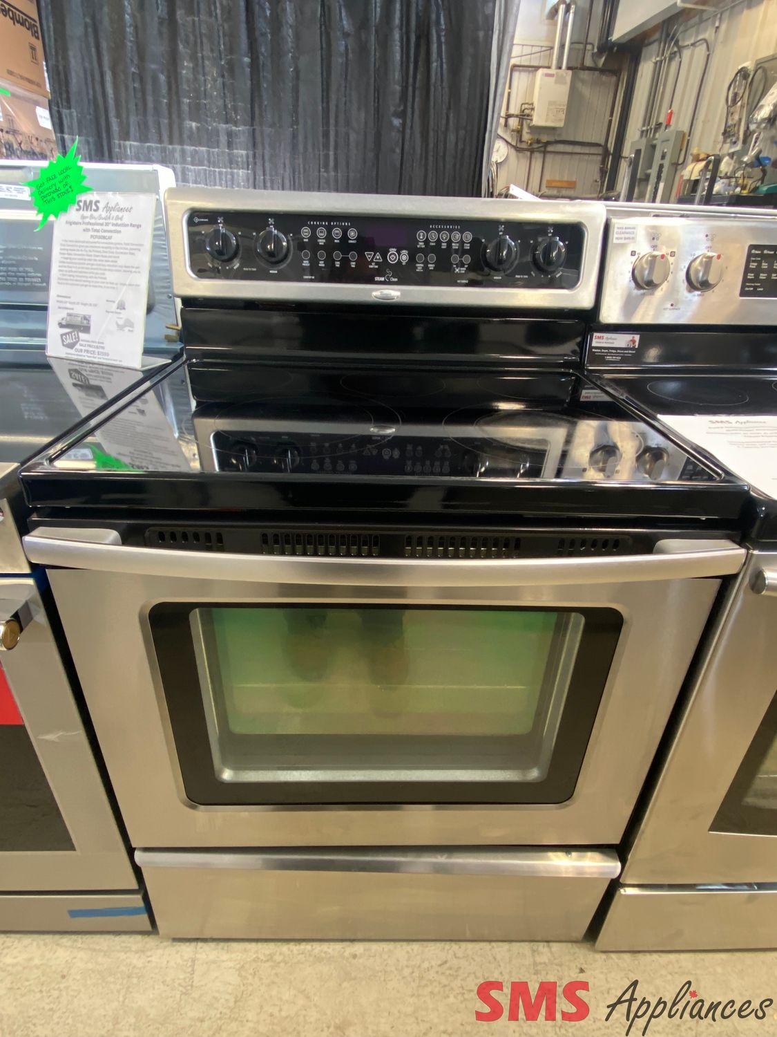 Whirlpool 30" Glass Top Stove YGDFE461LVS