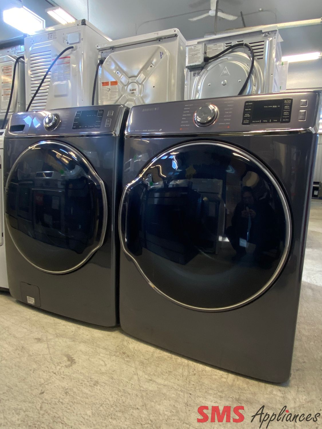 Samsung Washer & Dryer Set WF56H9100AG / DV56H9100EG
