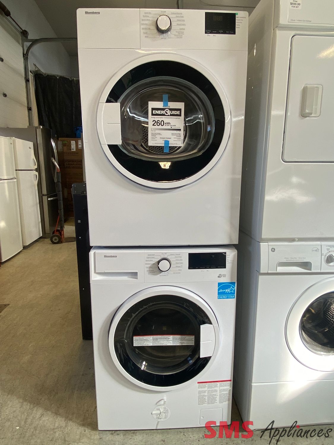 Brand New - DISPLAY - Blomberg Washer & Dryer Set