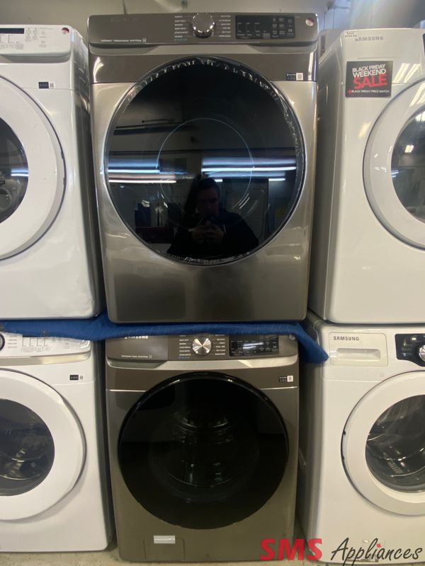 Open Box - Scratch & Dent - Samsung 27 Open Box - Scratch & Dent - Samsung 27" Washer & Dryer Set WF45B6300AP / DVE45B6305P