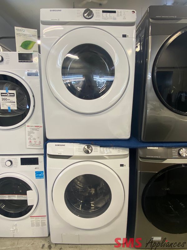 Open Box - Scratch & Dent - Samsung 27 Open Box - Scratch & Dent - Samsung 27" Washer & Dryer Set WF45T6000AW / DVE45T6005W