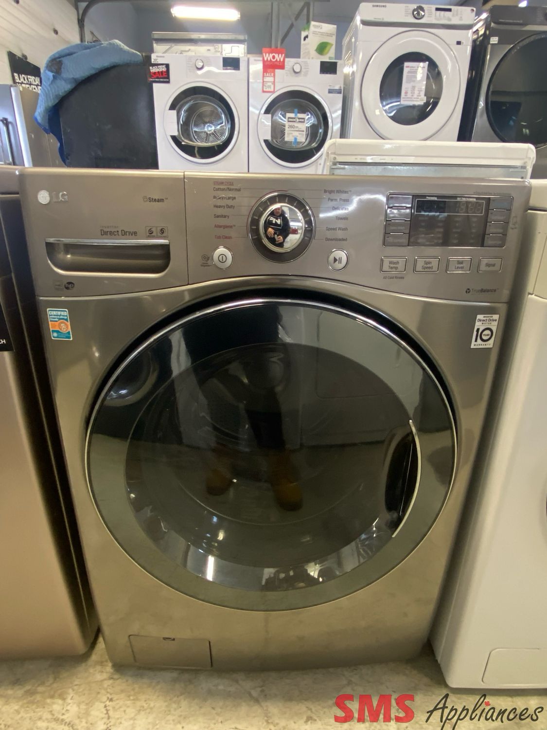 LG 27” Front Load Washer WM37770HVA
