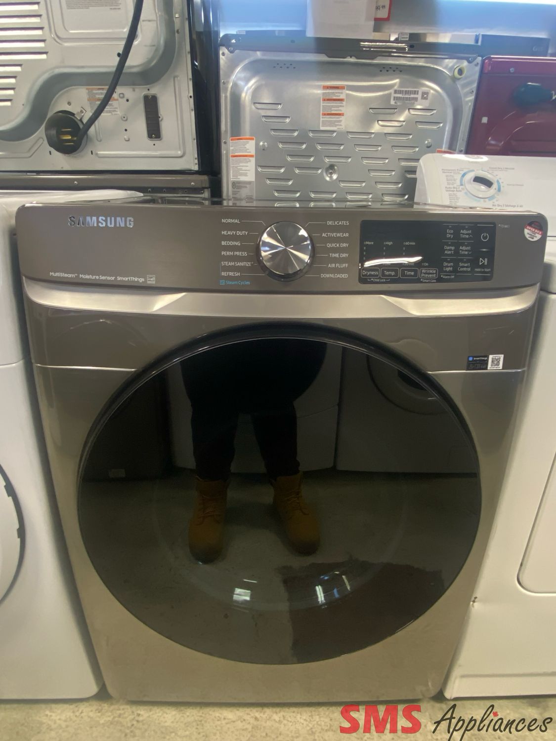 Open Box - Scratch & Dent - Samsung 27” Front Load Dryer DVE45B6305P/AC